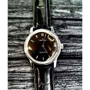 Rare Vintage Y480 Waltham Men's Watch New Batt Strap Crystal